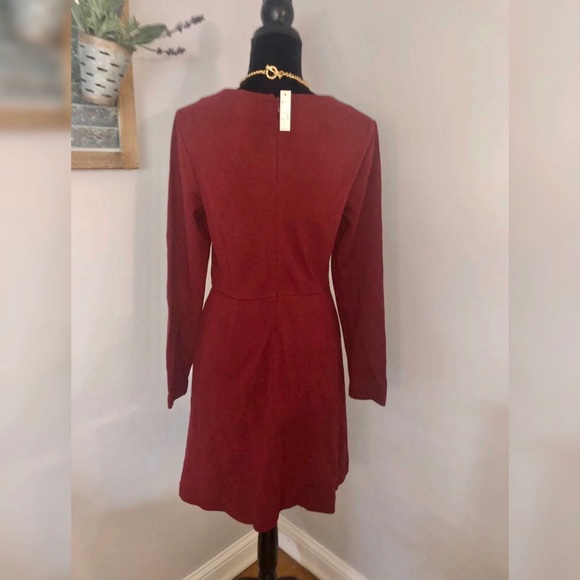 Madewell Gia pleated fit and flare dress - Picture 3 of 4